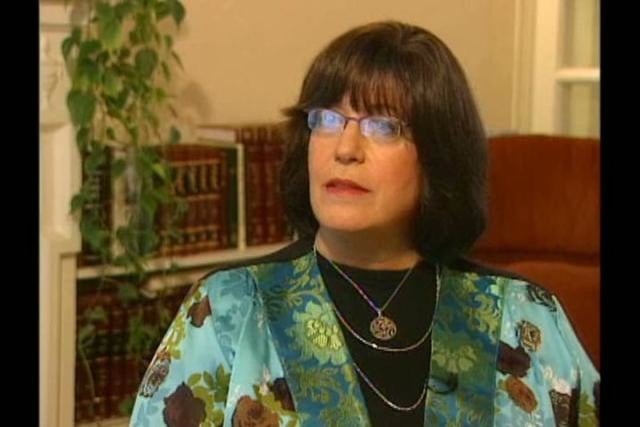 Chana Ginsburg during her NBC interview